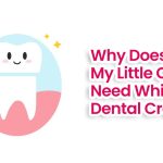 little child need white dental crown