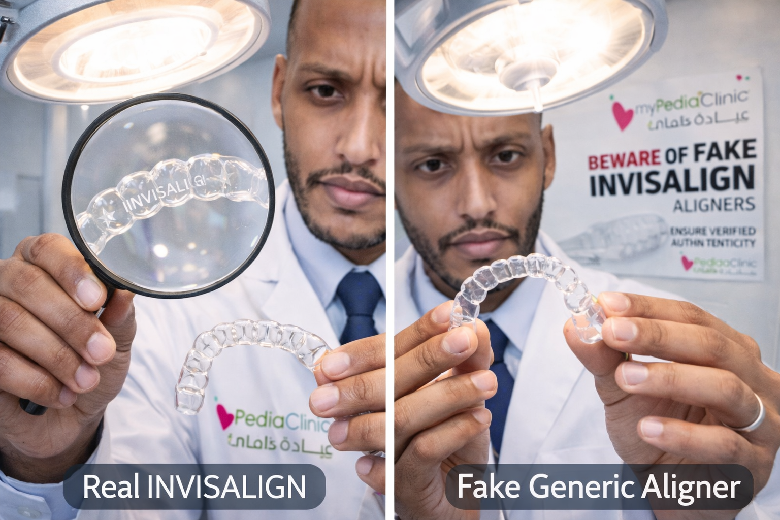 My Pedia Clinic - beware fake invisalign dubai warning